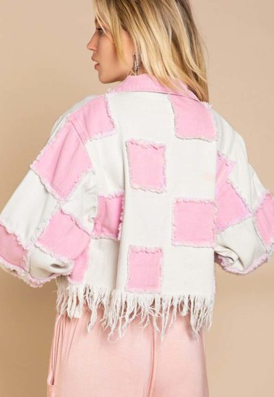 Pink Checkered back