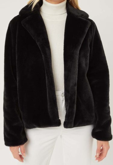 Black Fur Coat