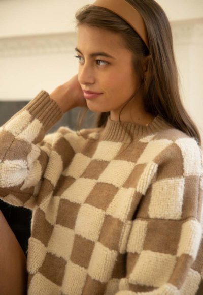 Heavy Checkered Sweater