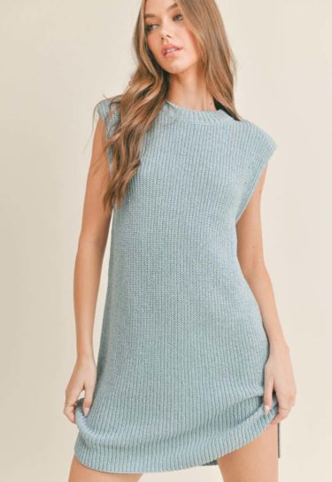 Blue Knit Dress 1