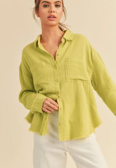 Green Gauze Shirt