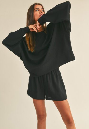 black pullover