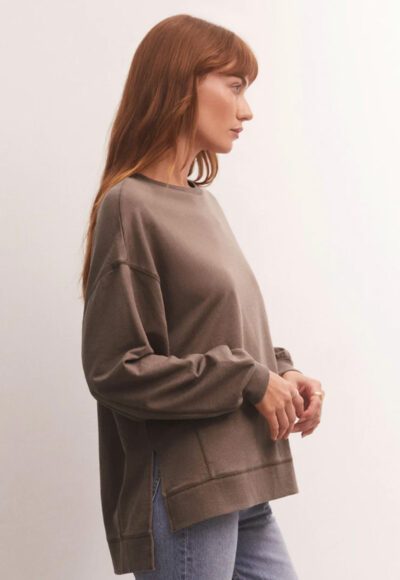 soft brown pullover