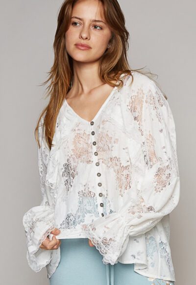 Ivory Lace Top