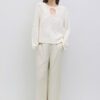 Ivory Keyhole Sweater - Image 2