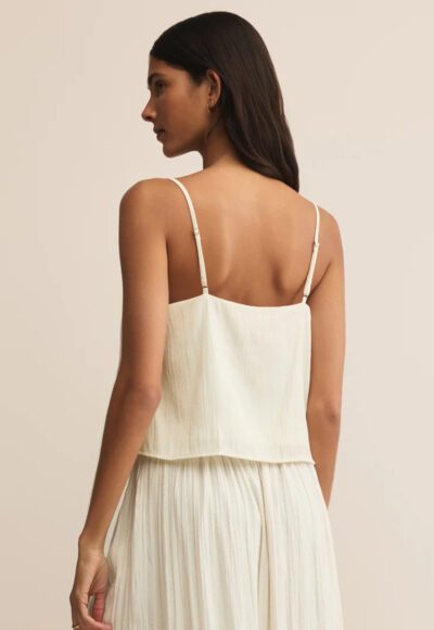 Ivory Satin Tank - Image 2
