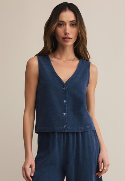 Indigo Jersey Tank - Image 2