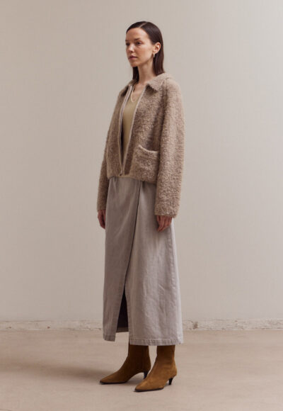 Natural Zip-Up Jacket - Image 2