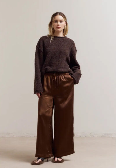 Bronze Satin Pants - Image 2
